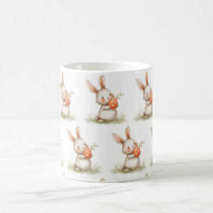 Taza De Café Delicias de conejo radiante: Magia de Pascua