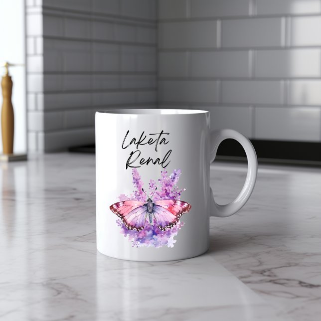 Taza De Café Deliciosa mariposa acuarela Mug (Subido por el creador)