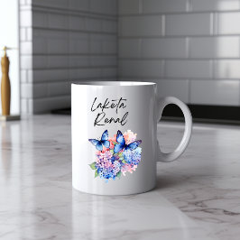Taza De Café Deliciosa mariposa acuarela Mug