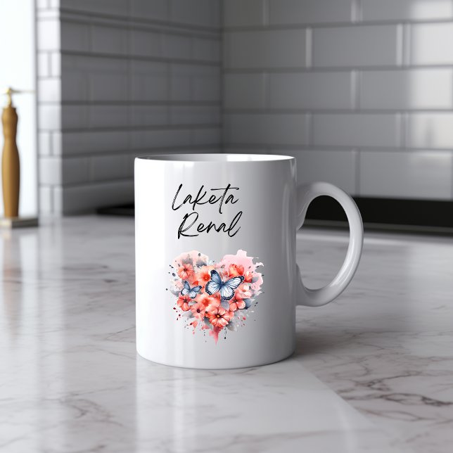 Taza De Café Deliciosa mariposa acuarela Mug (Subido por el creador)