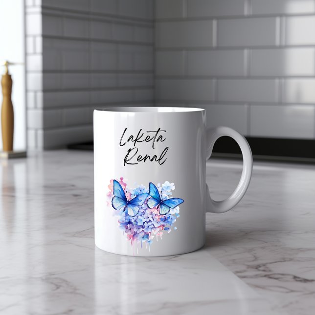 Taza De Café Deliciosa mariposa acuarela Mug (Subido por el creador)