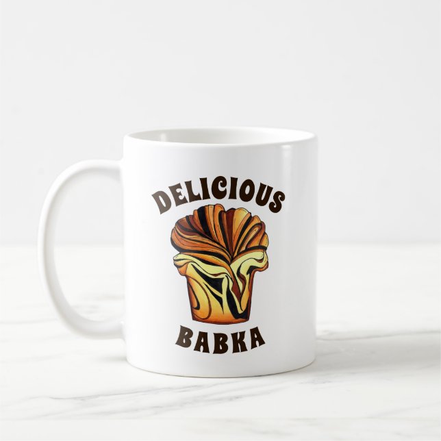 Taza De Café Deliciosa pastelería judía con pan de chocolate Ba (Izquierda)