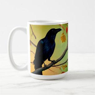 Taza De Café Deliciosa Raven De Diversión En Rama Café Mug