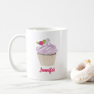 Taza De Café Deliciosa tarta rosada Berry en Personalizado supe