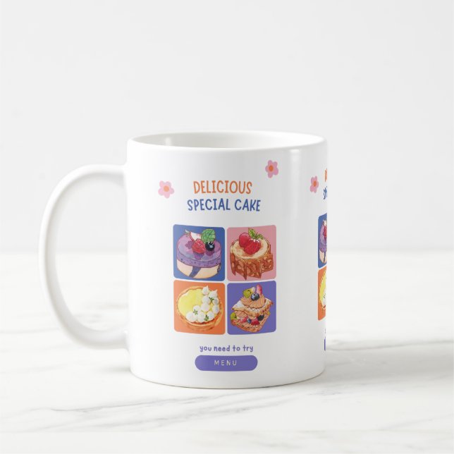 Taza De Café Delicioso bizcocho especial (Izquierda)
