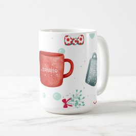Taza De Café Delicioso diseño moderno y tradicional Navidad
