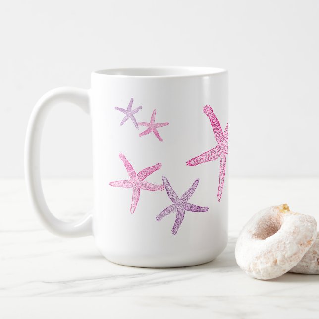Taza De Café Delicioso pez estrella (Con donut)
