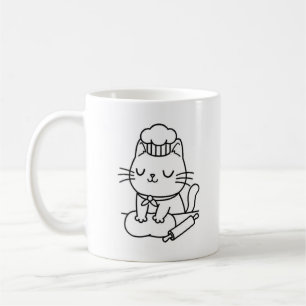 Taza De Café Delicioso regalo para los amantes del gato.