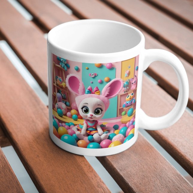 Taza De Café "Delight de golosinas y conejitos" (Subido por el creador)