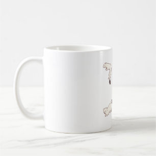Taza De Café Delight de hurón � arte animal puro