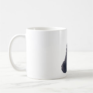 Taza De Café Delight del oso negro � arte animal lindo