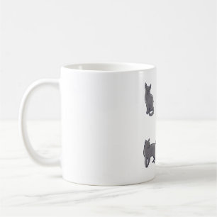 Taza De Café Delight, gato azul ruso, � arte animal bonito