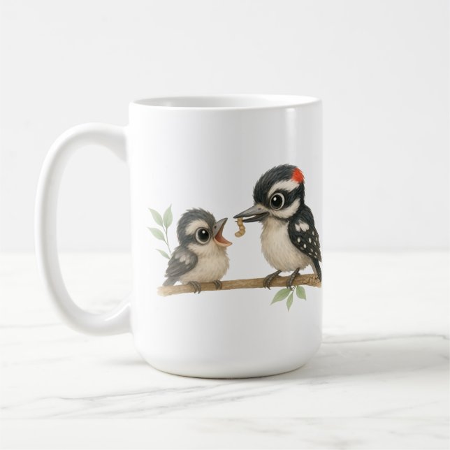 Taza De Café Delightny Woodpecker (Izquierda)