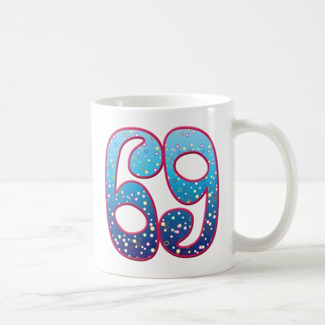 Taza De Café Delirio de 69 edades (Derecha)