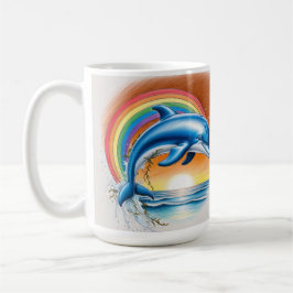 Taza De Café Delphin Sunset