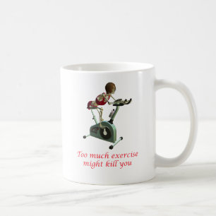 Taza De Café Demasiado ejercicio