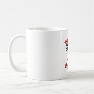 Taza De Café Demasiado genial para la vaca divertida diseño de