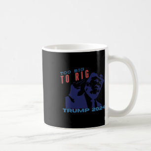 Taza De Café Demasiado Grande Como Para Rig, Patriótica Stand C
