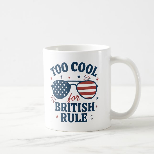 Taza De Café Demasiado Guay para el gobierno británico | Gracio (Derecha)
