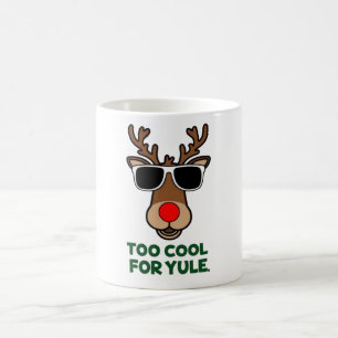 Taza De Café Demasiado Guay para jóvenes Navidades renos