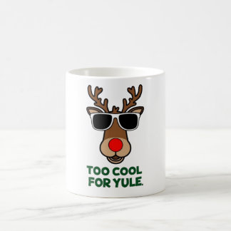Taza De Café Demasiado Guay para jóvenes Navidades renos