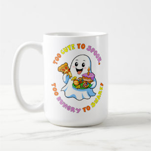 Taza De Café ¡Demasiado lindo para asustar, demasiado hambrient