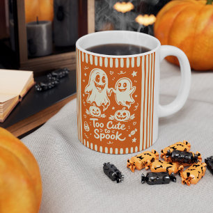 Taza De Café Demasiado Lindo para Asustar Fantasmas Amigables N