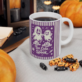 Taza De Café Demasiado Lindo para Asustar Fantasmas y Dulces de