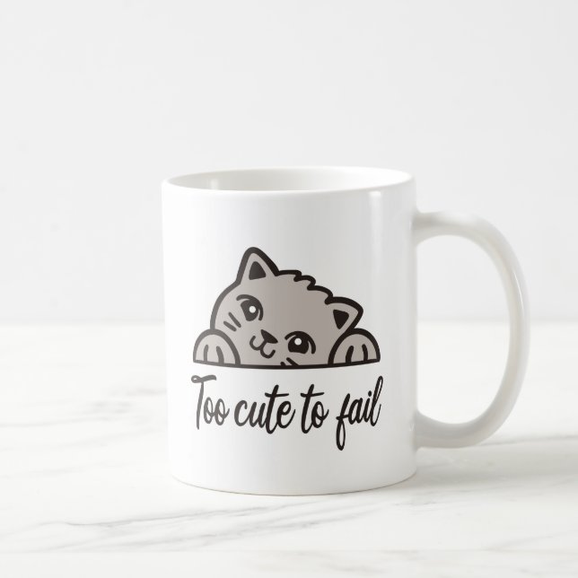 Taza De Café Demasiado lindo para fallar (Derecha)