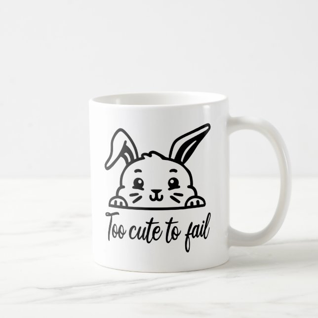 Taza De Café Demasiado lindo para fallar (Derecha)