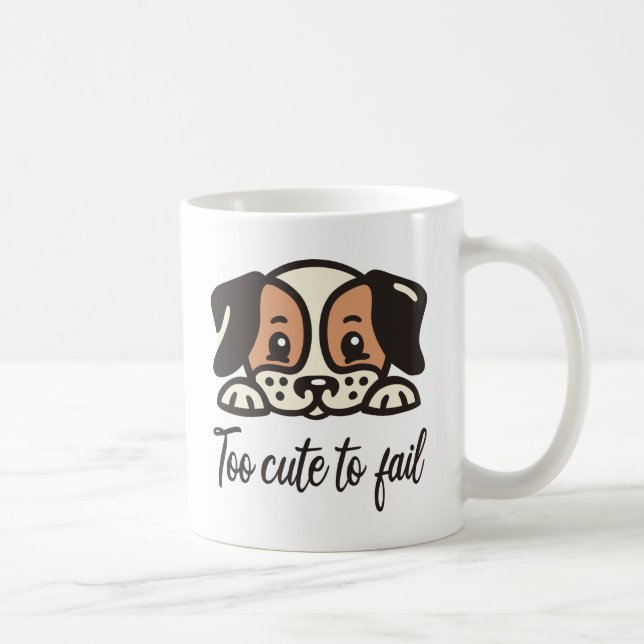 Taza De Café Demasiado lindo para fallar (Derecha)