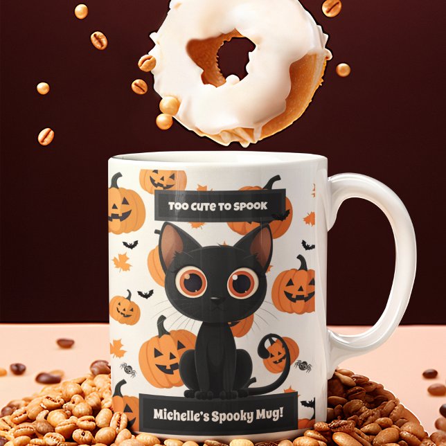 Taza De Café Demasiado lindo para hablar música - gato de Hallo (Subido por el creador)