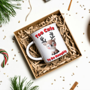 Taza De Café Demasiado lindo para ser travieso