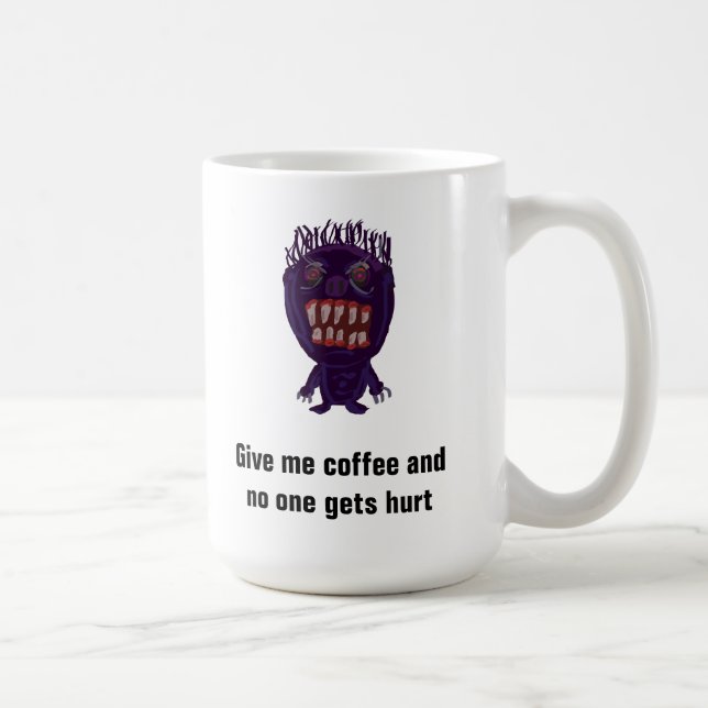 Taza De Café Déme el café y nadie consigue la taza lastimada (Derecha)