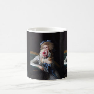 Taza De Café Demencia con peones rosados