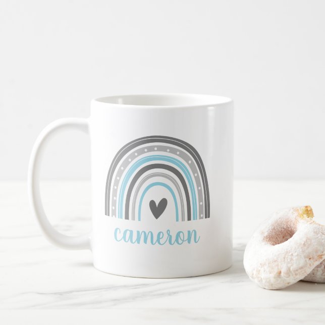 Taza De Café Demiguy Rainbow Personalizado (Con donut)