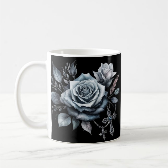 Taza De Café Demise Darling Blue Rosa Mug (Izquierda)