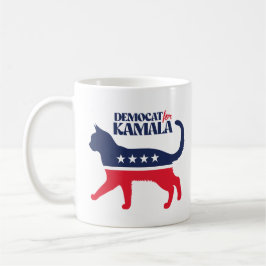 Taza De Café Democat for Kamala