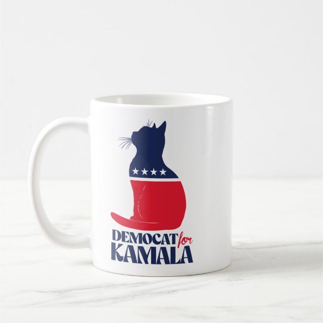 Taza De Café Democat for Kamala (Izquierda)