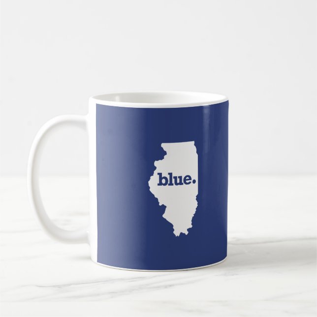Taza De Café Demócrata de Illinois (Izquierda)