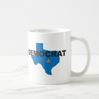 Taza De Café Demócrata Tejas
