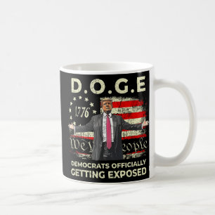 Taza De Café Demócratas de Doge Expuestos Oficialmente a Trump