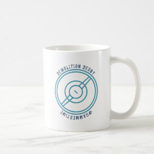 Taza De Café Demolición Derby - estación azul