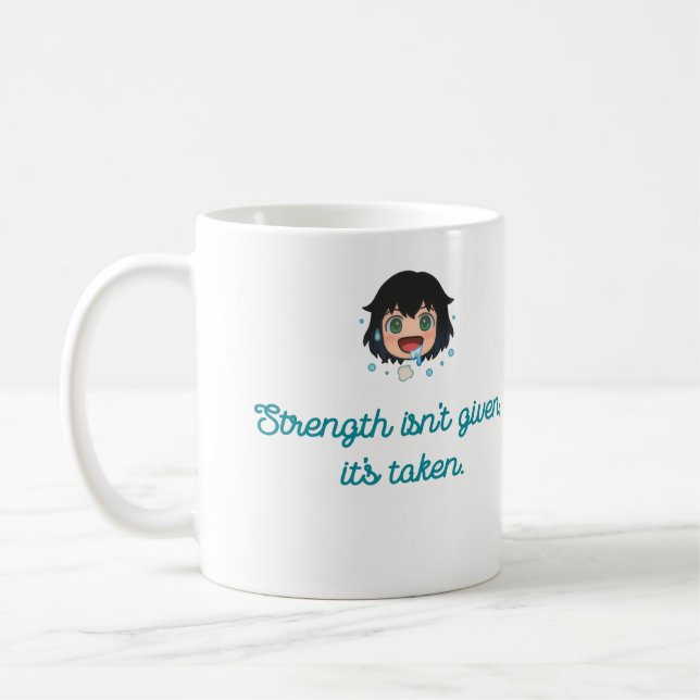 Taza De Café Demon Slayer Inosuke inspired (Izquierda)