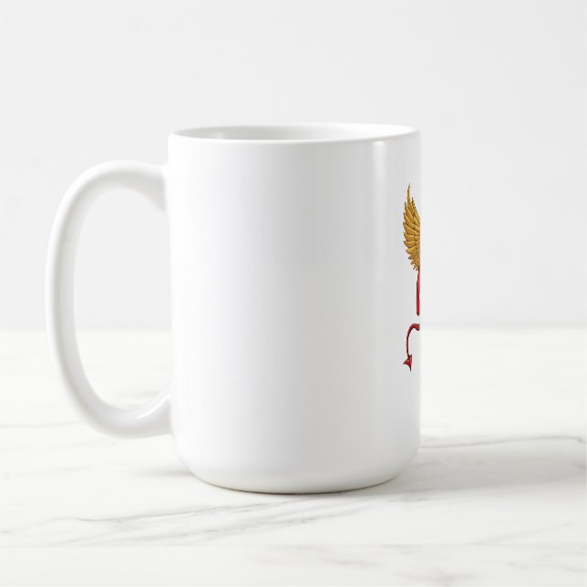 Taza De Café Demonio con tridente (Izquierda)