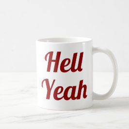 Taza De Café ¡Demonios sí! | typo escrito a mano