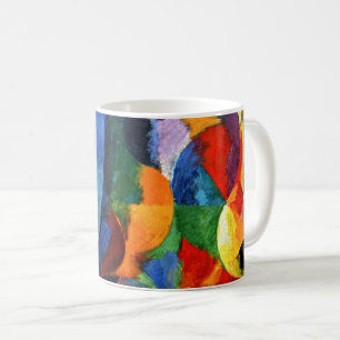 Taza De Café Demora - Formas circulares, Sol, Luna