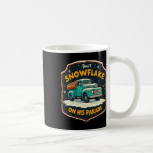 Taza De Café Demos Un Sombrerero De Nieve En Su Desfile Pro Tru