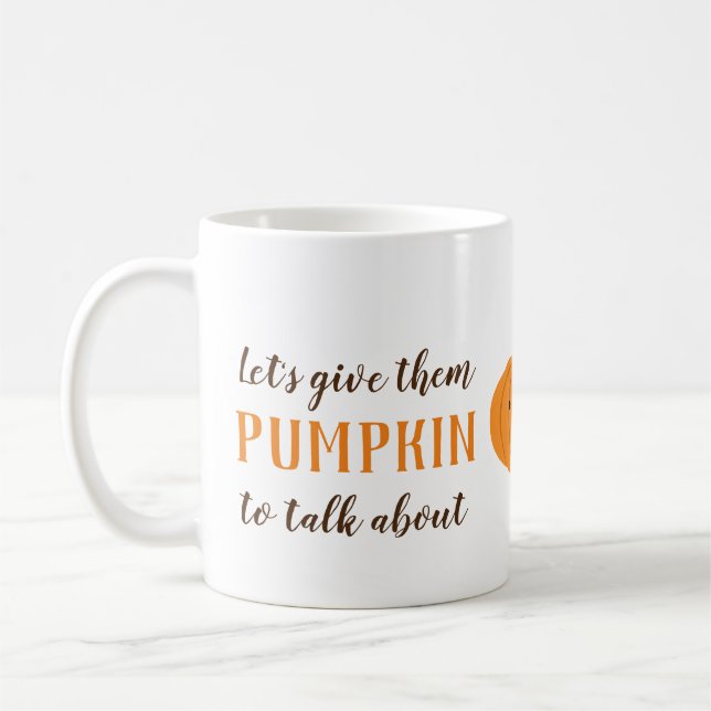 Taza De Café Démosles calabaza para hablar de Halloween (Izquierda)