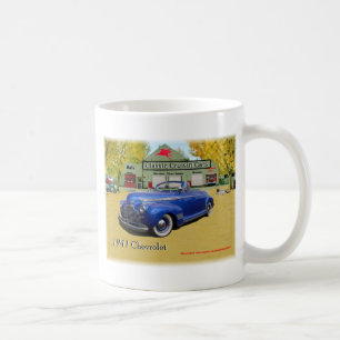 Taza De Café Demostración clásica 1941 de Chevy de los coches